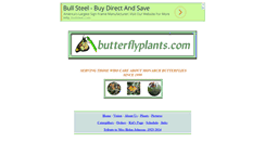 Desktop Screenshot of butterflyplants.com